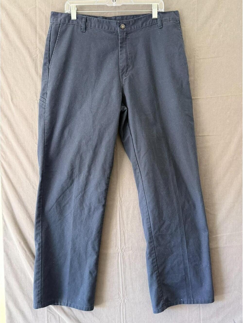 Genuine Dickies Pants Mens 36x32 blue Twill Work Chino Straight Leg